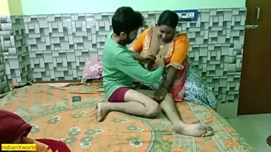 Desi landlord fucking with hot servant Bhabhi ! Desi Hot sex.mp4