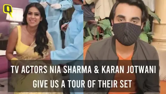 Nia Sharma  Karan Jotwani Give Us a Tour of Their Sets Post Lockdown_ The Quint