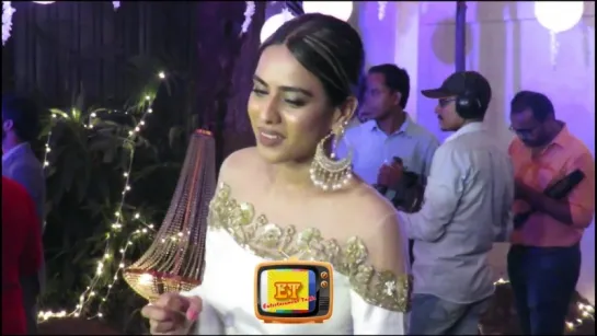 Exclusive _ Nia Sharma At RubinaAbhinav Reception