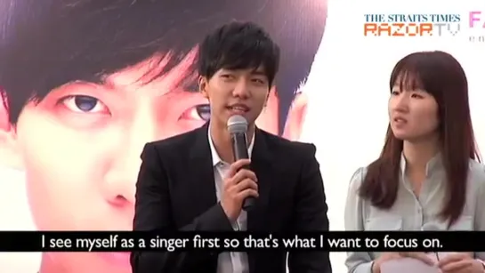 13.09.06 Lee Seung Gi Singapore FM PressCon Video 2