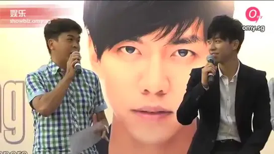 13.09.06 Lee Seung Gi Singapore FM PressCon Press Video