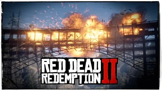 TheBrainDit ЭПИЧНЫЙ ВЗРЫВ МОСТА ● Red Dead Redemption 2 #22