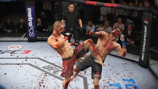 BaL ME САМАЯ ЗРЕЛИЩНАЯ МЯСОРУБКА в СМЕШАННЫХ ЕДИНОБОРСТВАХ UFC 3 ТОП 5 НОКАУТЫ