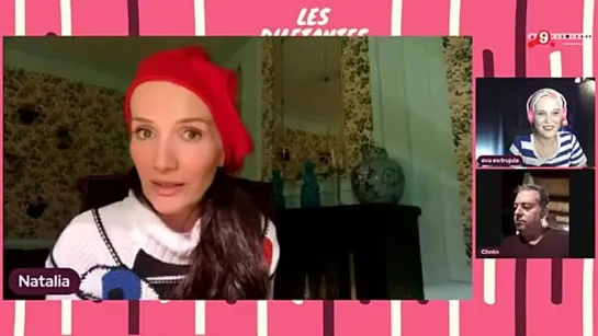 6.05.2021 Natalia Oreiro, Fabio Alberti en Les Diletantes con Eva Esdrújula