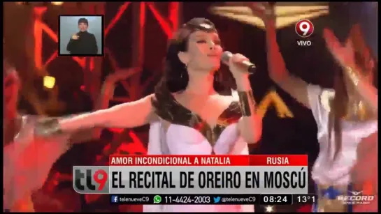 Natalia Oreiro realizó un recital en Rusia Noticias-tl9 Cana