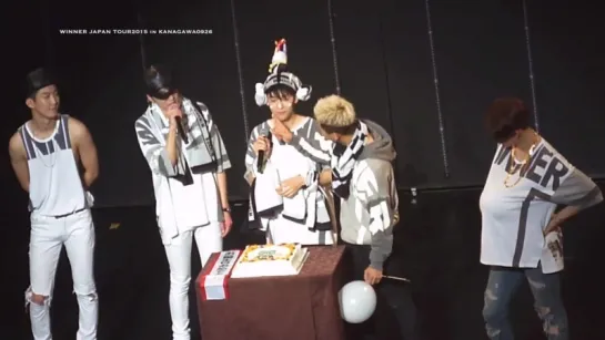 ［WINNER］JAPAN TOUR2015 KANAGAWA0926 JINWOOs Birthday