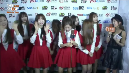 151006 Lovelyz Warm up Time @ THE SHOW