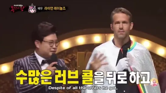 When Ryan Reynolds came to Korea to sing 🎵🎹💖