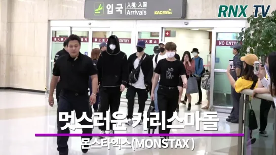 [VK][190905] MONSTA X at Gimpo Airport @ RNX TV Korea Ent