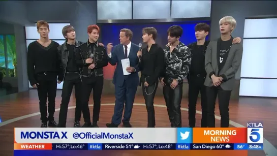 [VK][181130] MONSTA X @ KTLA 5 'Morning News'