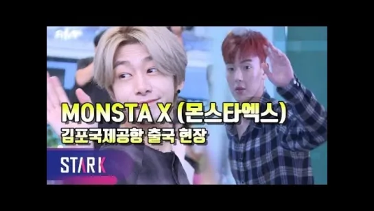 [VK][180913] MONSTA X at Gimpo Airport @ STARK