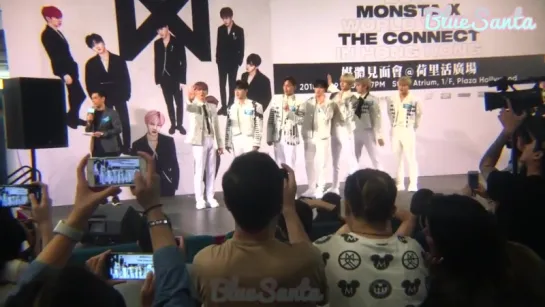 [VK][180709] MONSTA X - Press Conference THE 2ND WORLD TOUR 'The Connect' in Hong Kong @ bluesanta