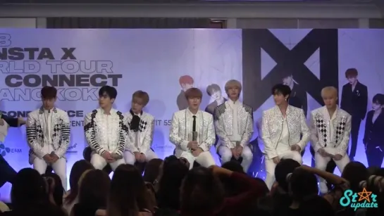 [VK][180629] MONSTA X - Press Conference THE 2ND WORLD TOUR 'The Connect' in Bangkok @ Starupdate