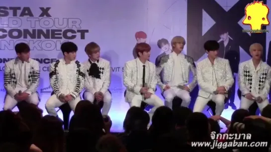 [VK][180629] MONSTA X - Press Conference THE 2ND WORLD TOUR 'The Connect' in Bangkok @ LoveJiggaban