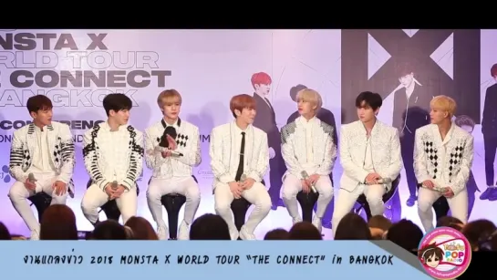 [VK][180629] MONSTA X - Press Conference THE 2ND WORLD TOUR 'The Connect' in Bangkok @ BECTeroRadio