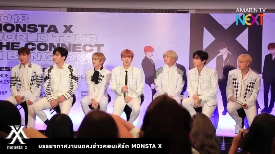 [VK][180629] MONSTA X - Press Conference THE 2ND WORLD TOUR 'The Connect' in Bangkok