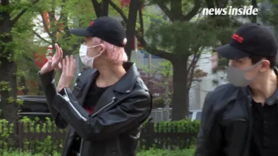 [VK][180420] MONSTA X Arriving at Music Bank @ News Inside