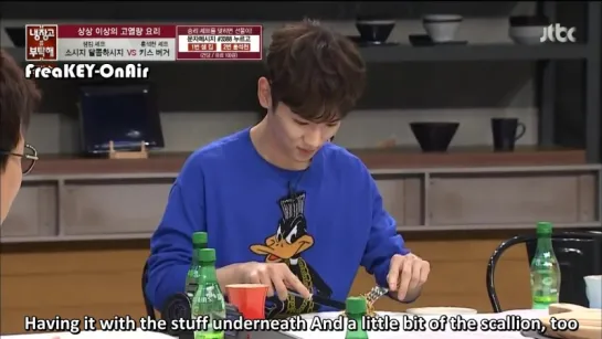 [ENG SUB]150727 Key enjoying delicious food on Please Take Care of My Refrigerator