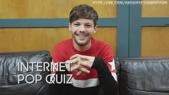 Internet Pop Quiz Louis Tomlinson [RUS SUB]