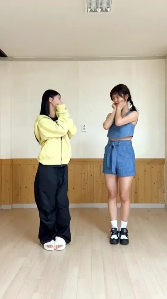 230516 (G)I-DLE's Miyeon with Girl's Day Hyeri - Queencard Challenge @ TiKTok