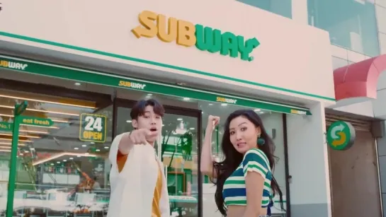 Hwasa ( MAMAMOO) &  beatboxer BIGMAN - SUBWAY CF