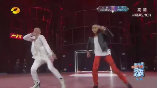 Wu Yi Fan Kris and William Chan-dance battle and Everybody performance at HunanTV