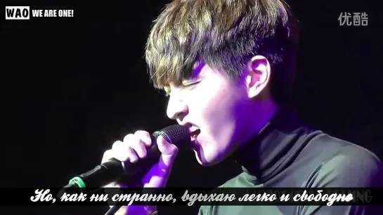 [РУСС.САБ] 140911 Wu Yi Fan (Kris) - All Of Me @ SOWK Press Conference