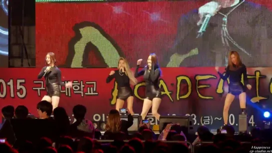 [Фанкам] 151024 Wonder Girls @ Gumi University Festival (Full)