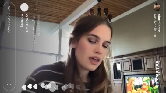 Stormi Bree sings her new song for fans