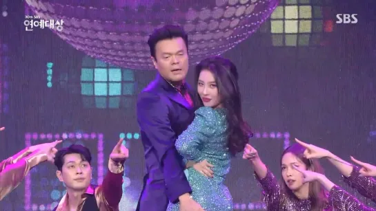 201212 SUNMI x JYP - Nobody + Tell Me + When We Disco @ SBS Entertainment Awards