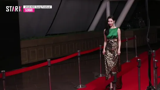 181228 SUNMI @ KBS Gayo Daechukje Red Carpet