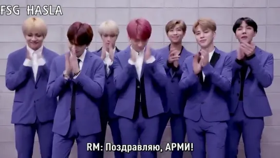 [RUS SUB] BTS Winning Spech for Radio Disney Music Awards 2018