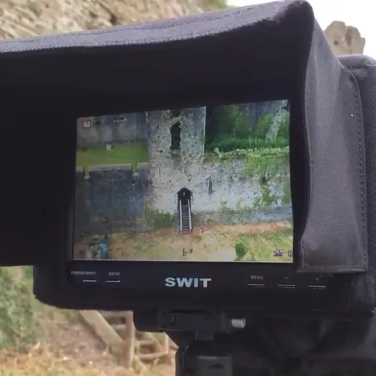 Drone at caerphilly castle