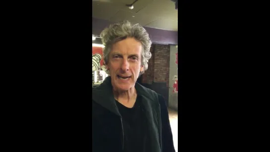 Peter Capaldi congratulates Jenny happy birthday