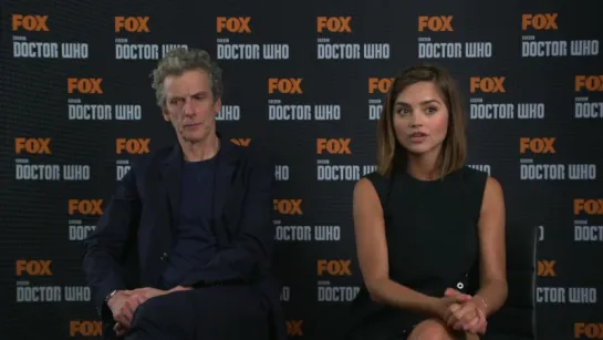 FOX - DOCTOR WHO S9  Peter Capaldi &  Jenna Coleman about fan experiences