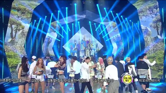 140810 Sistar win @ Inkigayo