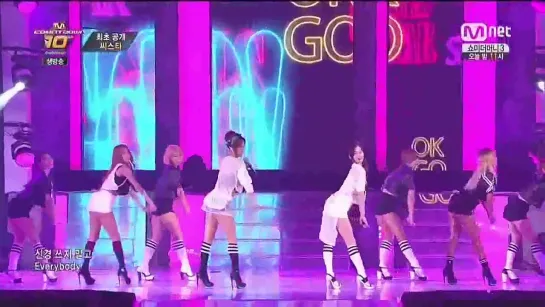 140724 Sistar - OK GO! @ M!Countdown (10th Anniversary)