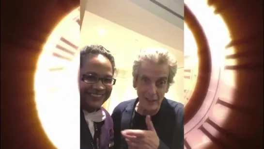 Here's my sister @SueNYY2 with the Twelfth Doctor