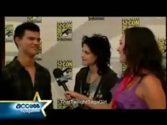 Comic Con 2009 Taylor Lautner On Marrying Kristen Stewart & Why Youll Never Hear Him Growl