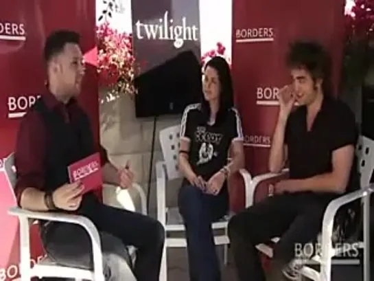 Twilight interview with Kristen and Robert - Comic Con