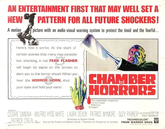 Chamber of Horrors (1966) -1080p- Patrick O'Neal, Cesare Danova, Wilfrid Hyde-White, Laura Devon