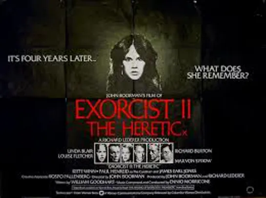 Exorcist II The Heretic (1977) -1080p- Richard Burton, Linda Blair, Louise Fletcher, Max von Sydow, Paul Henreid