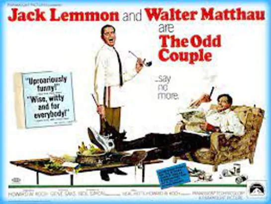 The Odd Couple (1968) -1080p- Jack Lemmon, Walter Matthau, John Fiedler