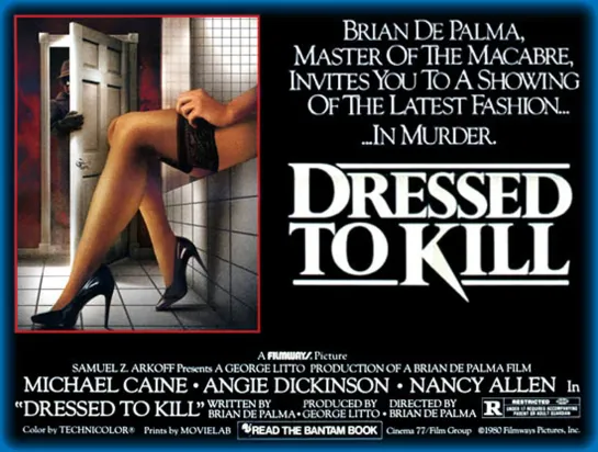 Dressed To Kill (1980) -1080p- Michael Caine, Angie Dickinson, Nancy Allen