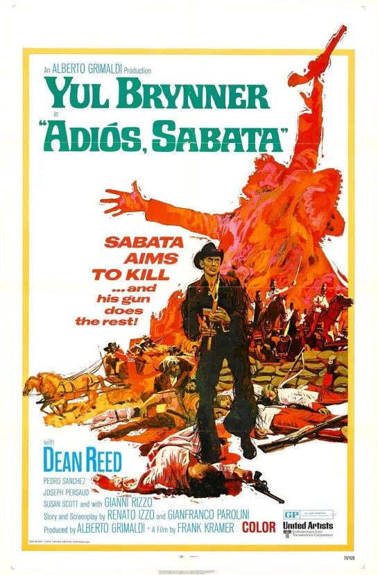 Adiós, Sabata (1970) -1080p- Yul Brynner, Dean Reed, Ignazio Spalla