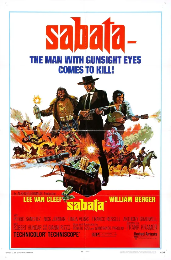 Sabata (1969) -1080p- Lee Van Cleef, William Berger, Ignazio Spalla