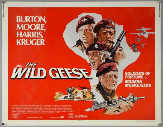 The Wild Geese 1978) -1080p- Richard Burton, Roger Moore, Richard Harris, Hardy Krüger, Stewart Granger