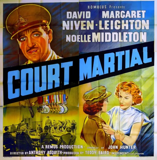 Carrington V.C. (1954)(Court Martial) -1080p- David Niven, Margaret Leighton, Noelle Middleton