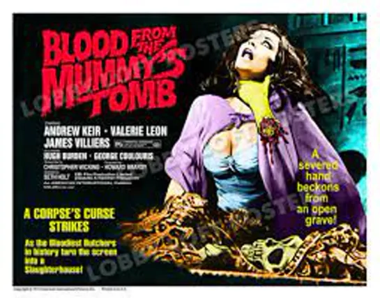 Blood from the Mummy's Tomb (1971) -1080p- Andrew Keir, Valerie Leon, and James Villiers