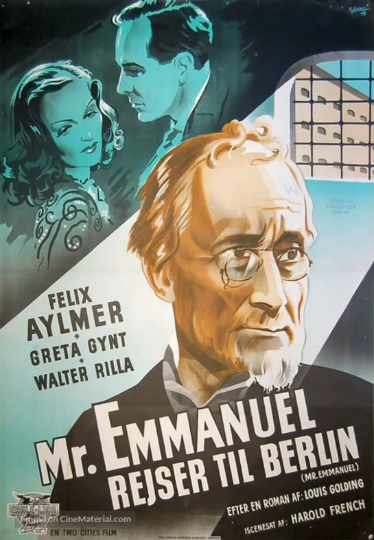 Mr. Emmanuel (1944) -1080p- Felix Aylmer, Greta Gynt, Walter Rilla